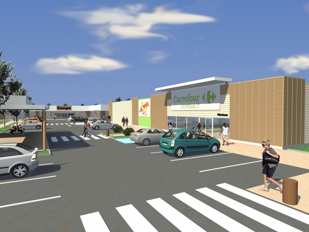 Projet Centre Commercial - MIREBEAU-SUR-BÈZE (21)